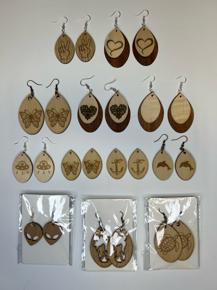 Wooden Earrings