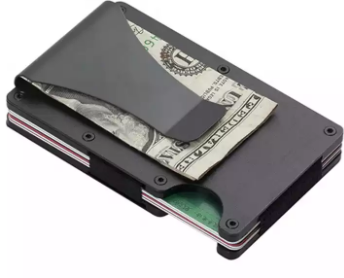 Custom RFID Safe Wallets with Money Clip