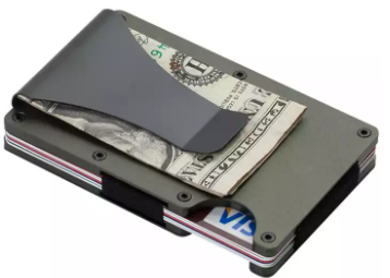 Custom RFID Safe Wallets with Money Clip